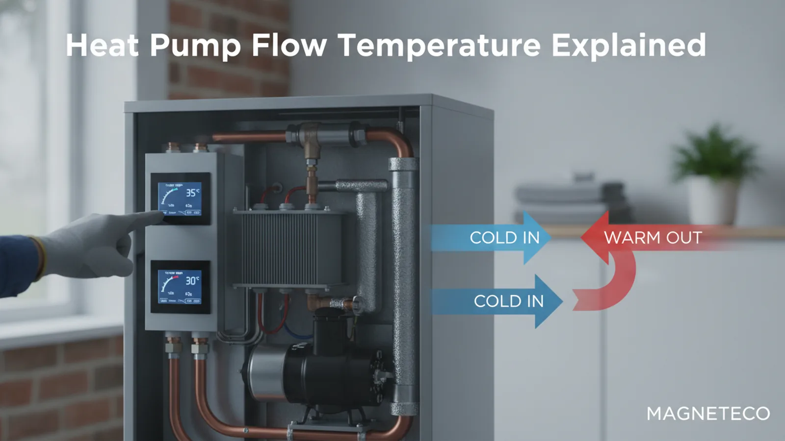 Heat Pump Flow Temperature Explained | Magneteco